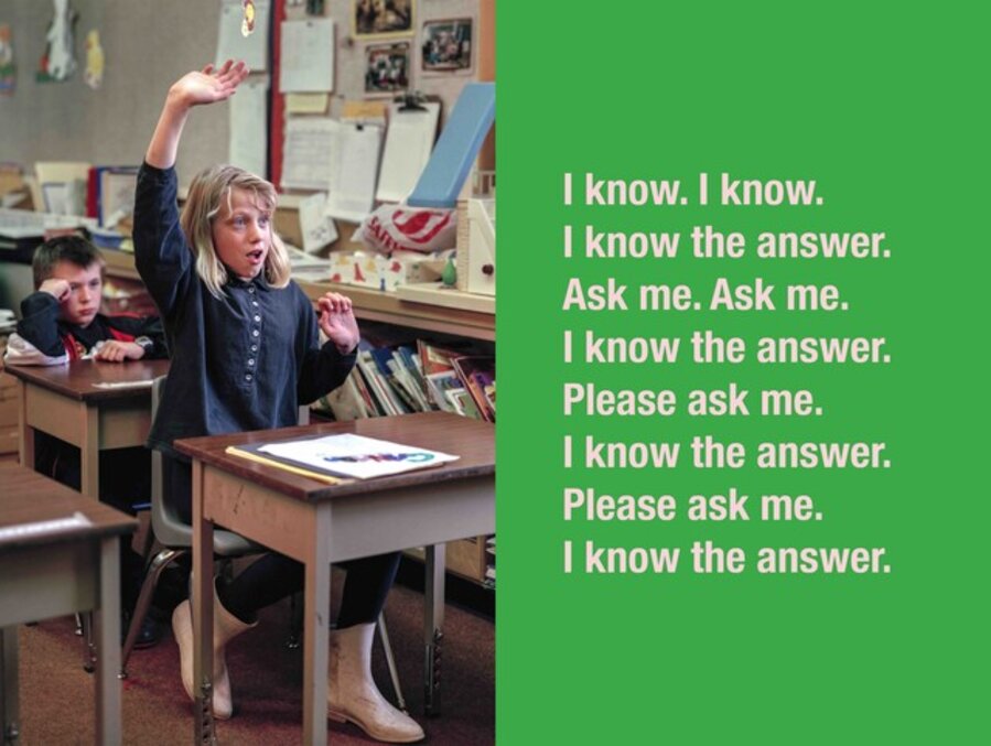 I know. I know. I know the answer.