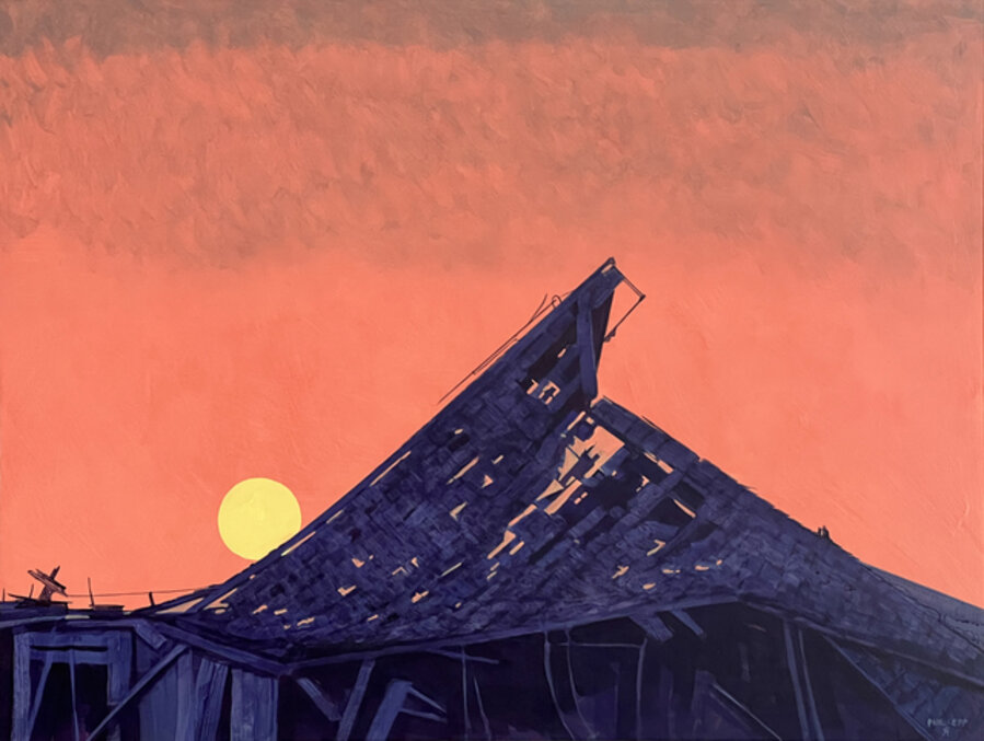 Collapsed Barn