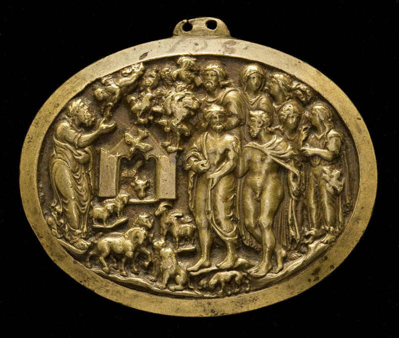 ‘Noah Entering the Ark’, mid 15th century, Sculpture, Bronze//yellow-gold patina, National Gallery of Art, Washington, D.C.