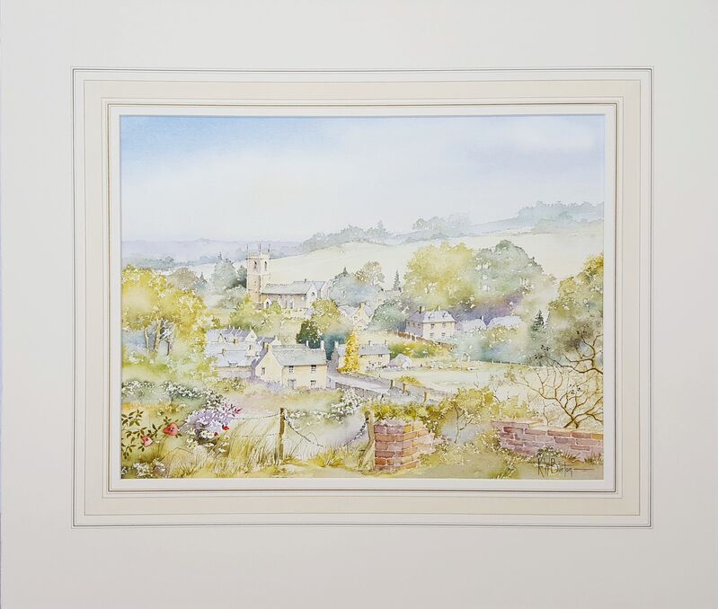 Ken Burton, ‘Naunton, Gloucestershire, UK’, 1988, Drawing, Collage or other Work on Paper, Watercolor, Graves International Art