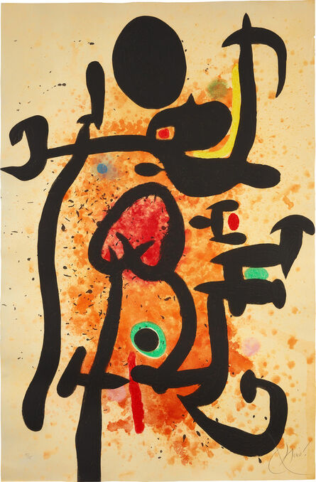 Joan Miró, ‘Le Cracheur de flammes (The Flame-Spitter) (D. 650)’, 1974