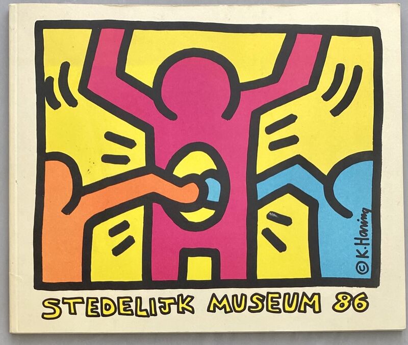 Keith Haring, ‘Keith Haring Stedelijk Museum catalog 1986’, 1986, Ephemera or Merchandise, Exhibition catalog featuring silkscreened cover, Lot 180 Gallery