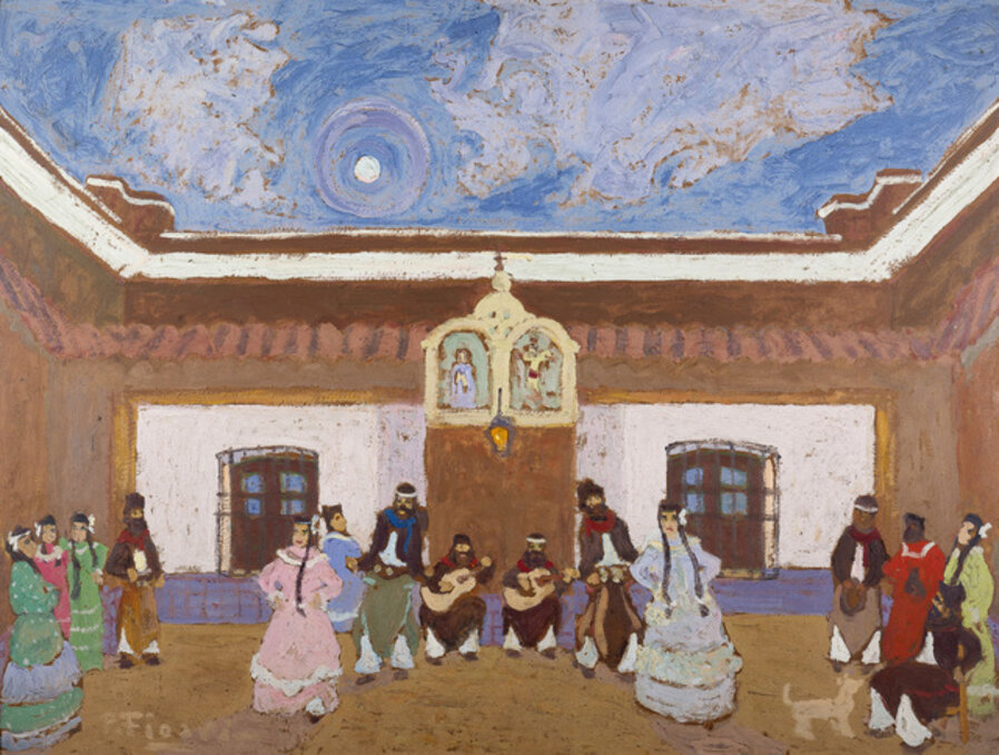 "Baile en el patio"