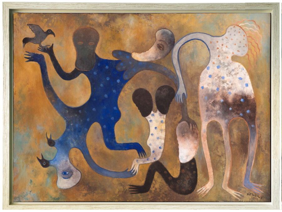 Serie: Aguas - 2012 - Acrylic on canvas - 65 x 89 cms ( 25 3/4” x 35” )