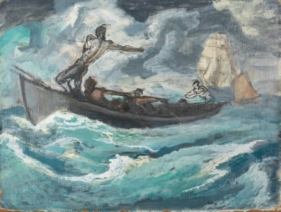 Bildad and Peleg and Queequeg the Harpooner