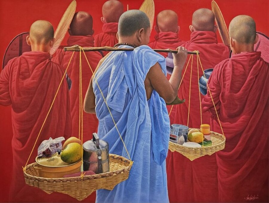 With Offered Food