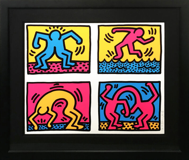 Keith Haring, ‘POP SHOP QUAD II’, 1988, Print, SCREENPRINT, Gallery Art