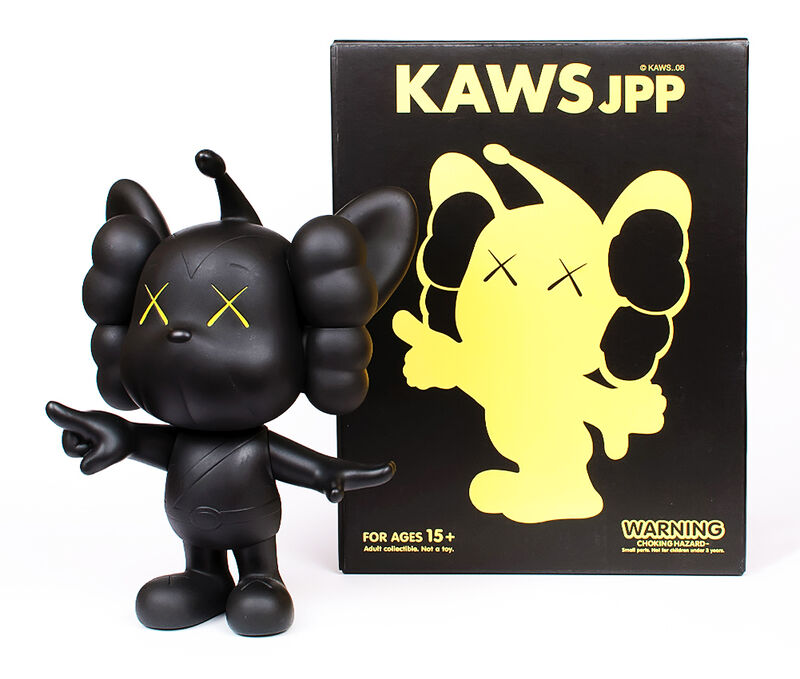 KAWS, ‘JPP (Black)’, 2008, Sculpture, Painted Cast Vinyl, Lougher Contemporary