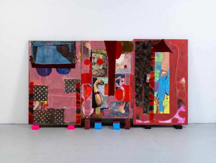 Glitter Triptych