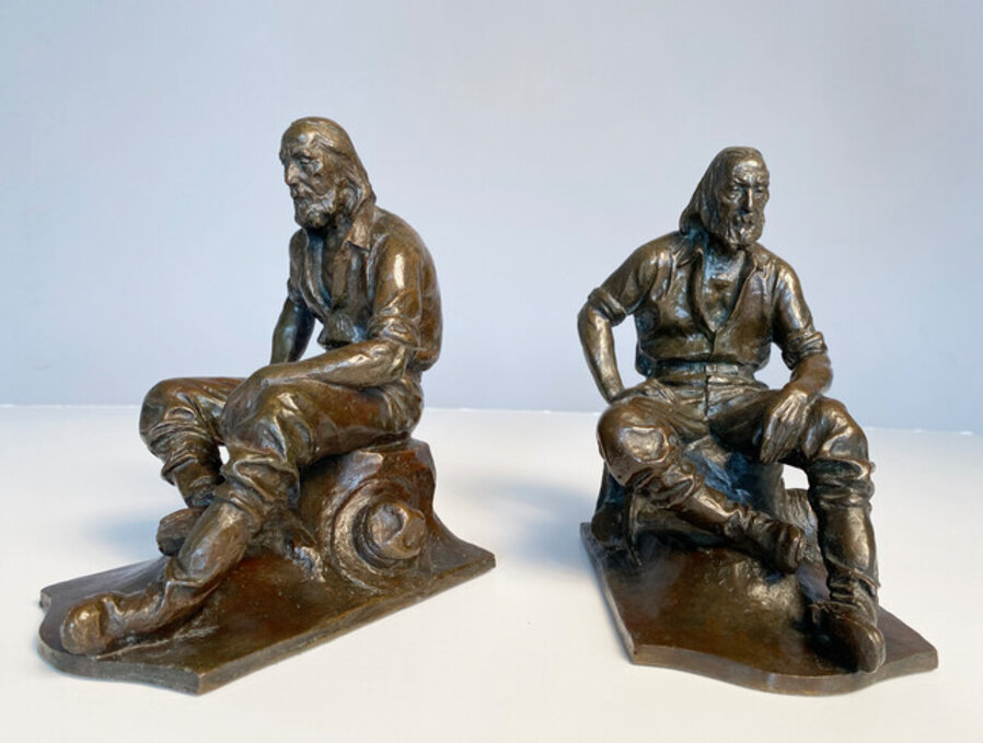Pair of Miner Bookends
