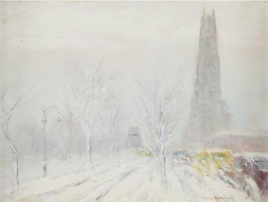 Looking North on Riverside Drive, New York City