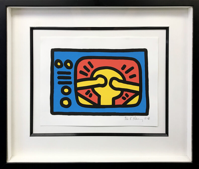 Keith Haring, ‘UNTITLED (C)’, 1987, Print, LITHOGRAPH, Gallery Art