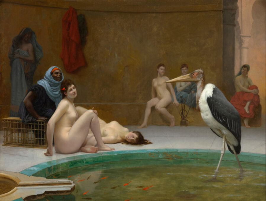 Le Marabout: In the Harem Bath