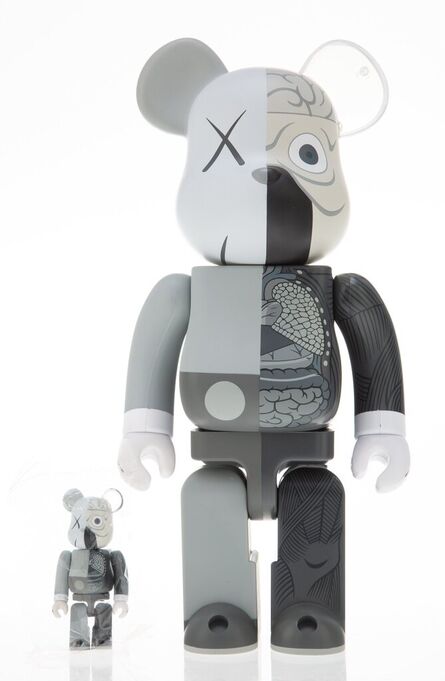 KAWS, ‘Dissected Companion 400% and 100% (Grey) (two works)’, 2010