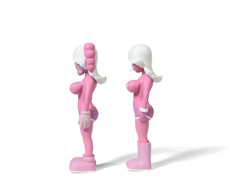 KAWS, ‘THE TWINS (Pink)’, 2006, Sculpture, Painted cast vinyl, DIGARD AUCTION