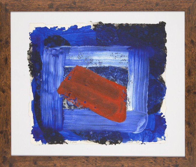 Howard Hodgkin, ‘Norwich’, 1999, Print, Lift-ground etching, aquatint and carborundum with hand-colouring on hand-made 270gsm Two Rives Somerset wove, Roseberys