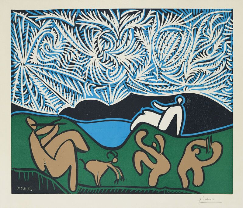 Pablo Picasso, ‘Bacchanale’, 1959, Print, Linocut in colours on Arches wove paper, Christie's