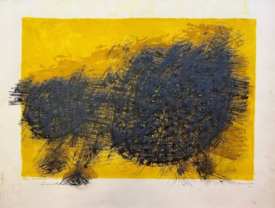 Etude pour une lithographie