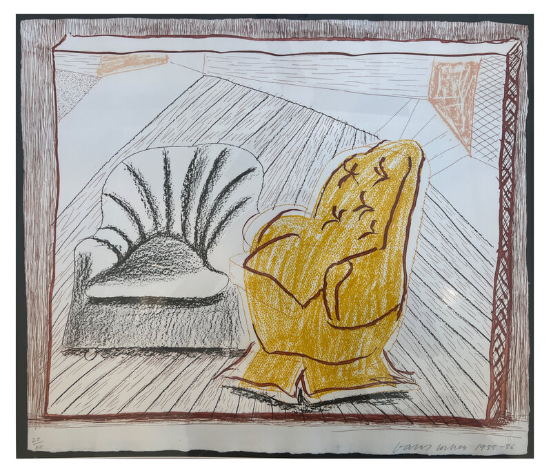 David Hockney, ‘A Picture of Two Chairs, from Moving Focus’, 1985-1986, Print, Lithograph with etching on HMP handmade paper, Artsy Auctions