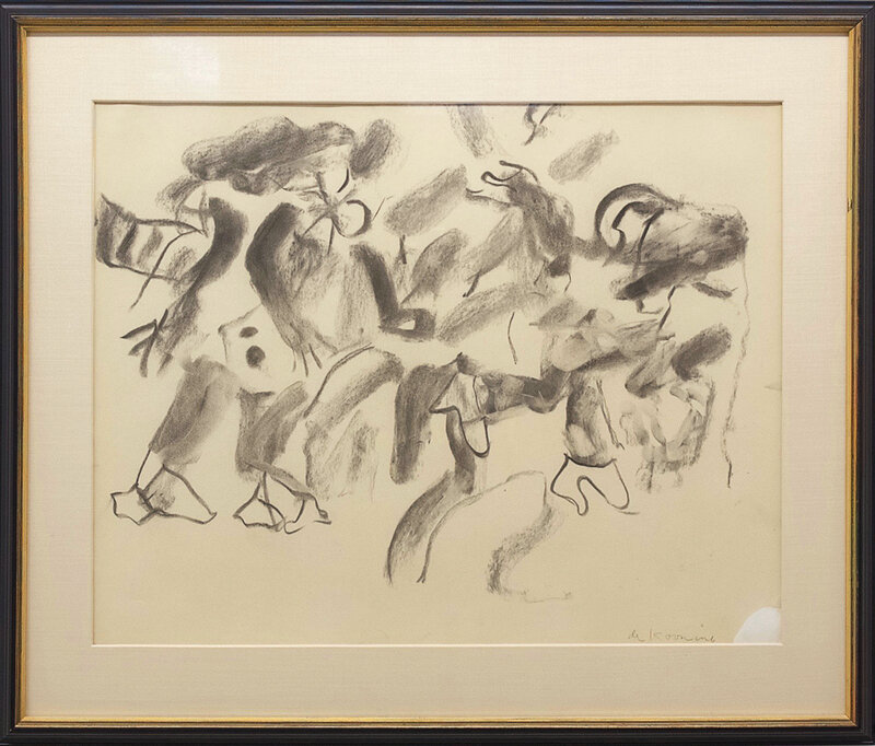 Willem de Kooning, ‘Untitled’, Circa 1975, Drawing, Collage or other Work on Paper, Charcol on paper, Artsy x Rago/Wright