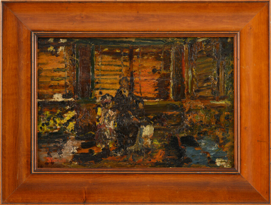 Femme au banc