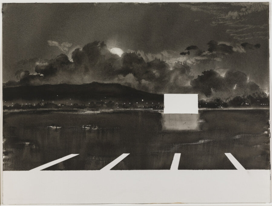 Drive-In Movie, Santa Barbara, California