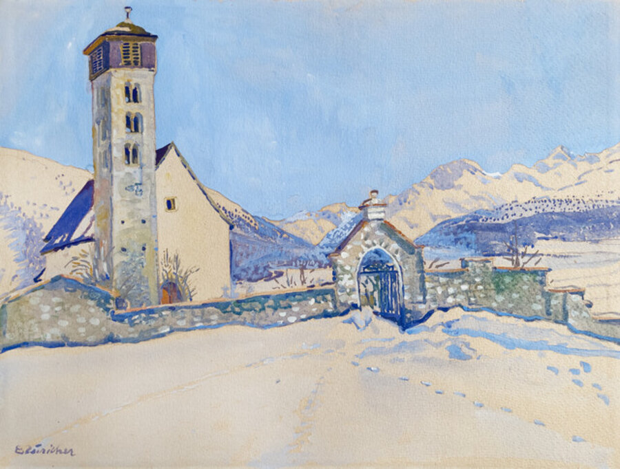 Kirche in Samedan (Church in Samedan)