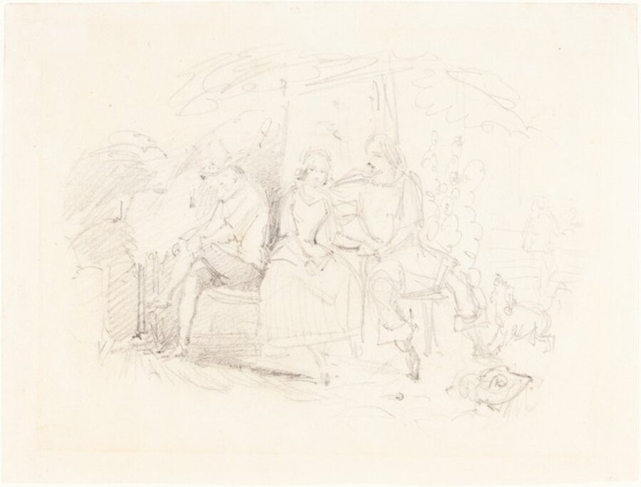 Lovers under a Tree