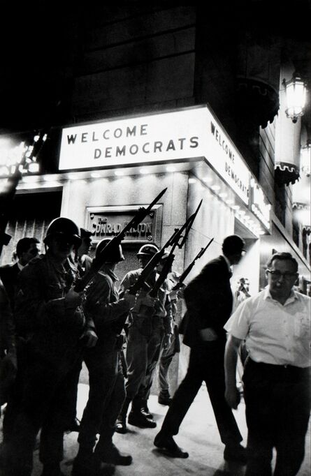 Art Shay, ‘"Welcome Democrats", Democratic Convention, Hilton Hotel, Chicago, 1968’, 1968