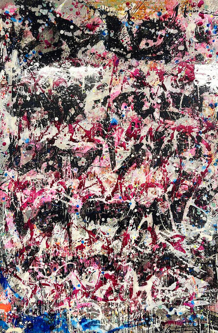 Cédric Bouteiller, ‘Flowers Pink’, 2021
