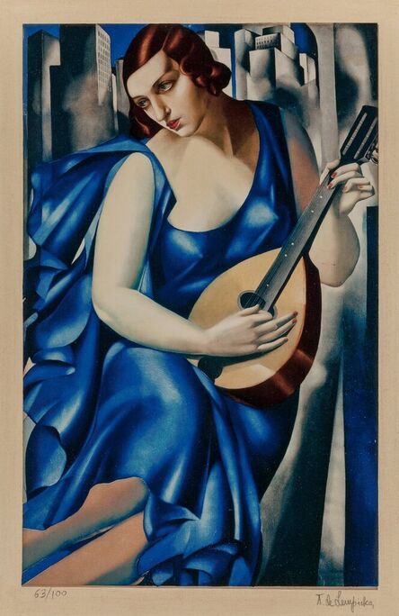 Tamara de Lempicka, ‘Femme a la Mandoline’, circa 1933