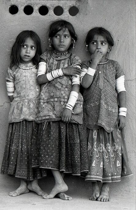 Jyoti Bhatt, ‘Harijan girls, Banni, Kutch, Gujarat’, 1971