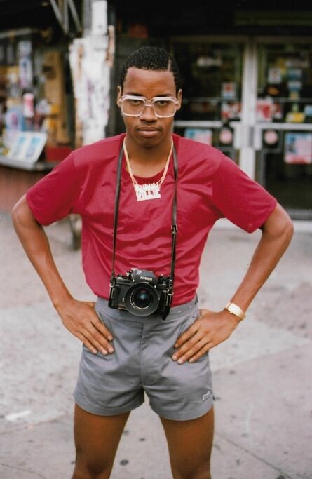 Jamel Shabazz, ‘Picture Man, Brooklyn, NYC’, 1982