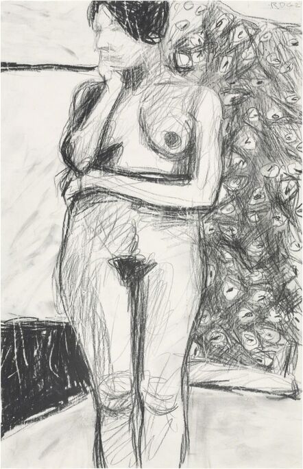 Richard Diebenkorn, ‘Untitled (Standing Nude)’, 1962