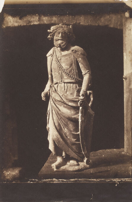 Charles Nègre, ‘Moulage en Plâtre d’une Statue du Roi David, Cathédrale de Chartres’, 1854 / 1854