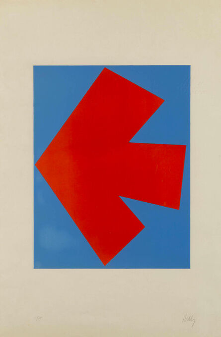 Ellsworth Kelly, ‘Orange over Blue from Suite of Twenty-Seven Color Litographs’, 1964-1965
