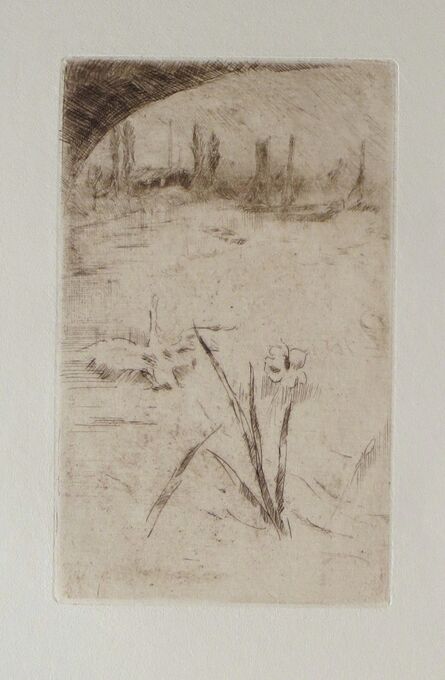 James Abbott McNeill Whistler, ‘Sketch after Cecil Lawson's 'Swan and Iris'’, 1882