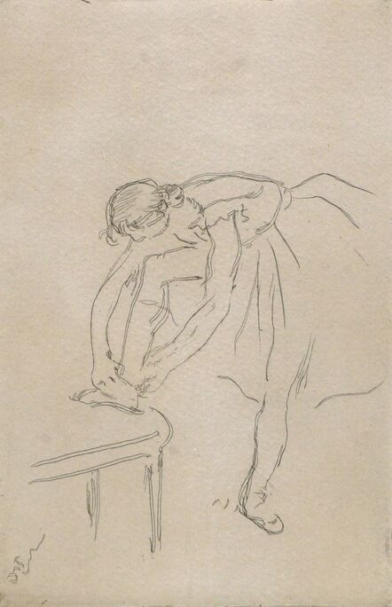 Edgar Degas, ‘Danseuse Mettant son Chausson [Adhémar 60]’, c.1880