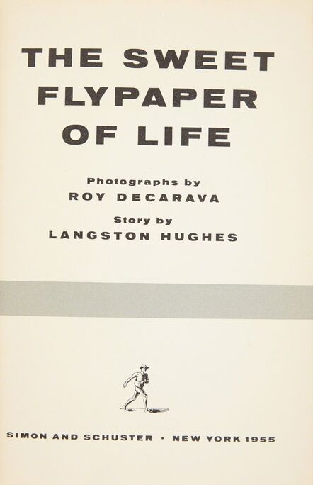 Langston Hughes, ‘[PHOTOBOOK] The Sweet Flypaper Of Life’, 1955