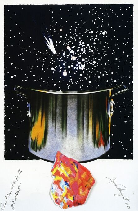 James Rosenquist, ‘Caught One, Lost One, For the Fast Student’, 1989