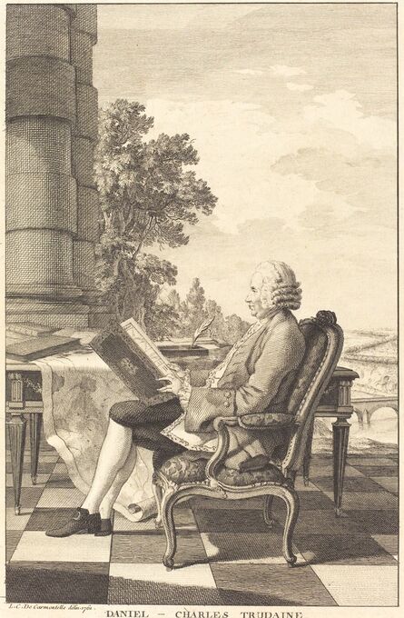 after Carmontelle, ‘Daniel-Charles Trudaine’, ca. 1761