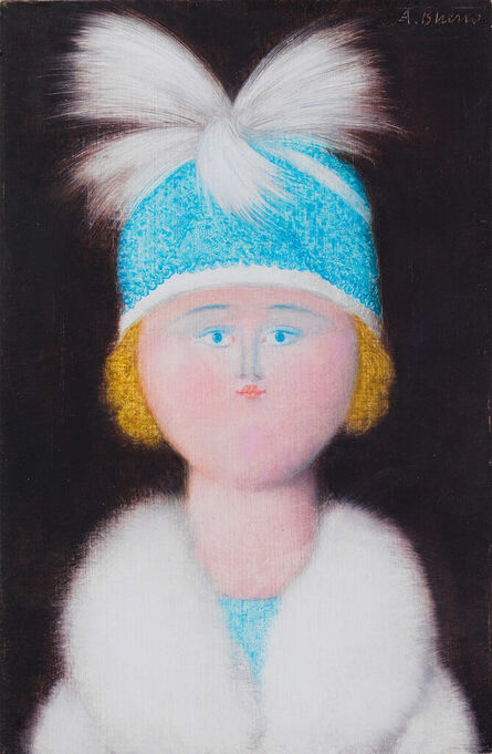 Antonio Bueno, ‘Figura, cappello con piume’, 1983