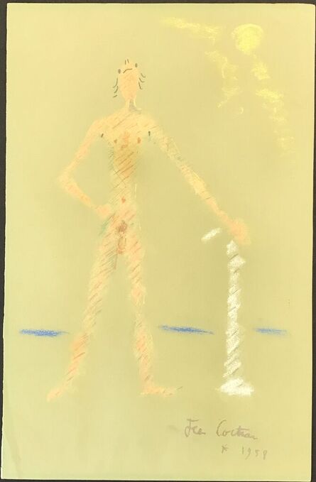 Jean Cocteau, ‘Un Personnage Debout et Nu (A Nude Standing Figure)’, 1958