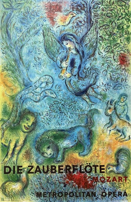 Marc Chagall, ‘The Magic Flute Die Zauberflote’, 1973