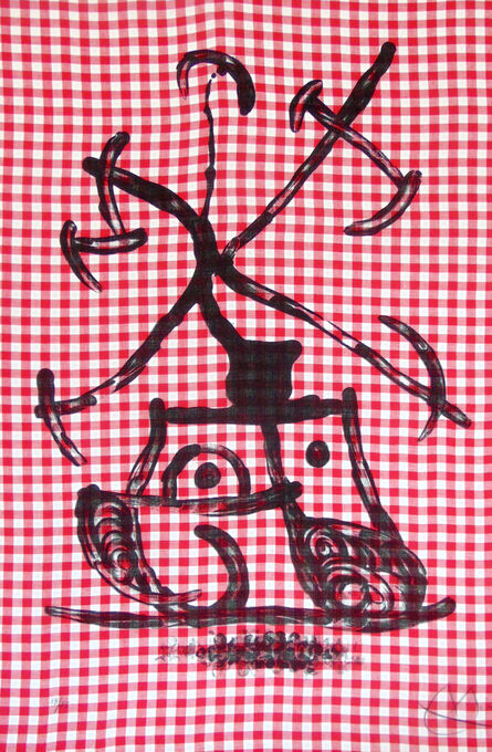 Joan Miró, ‘The Lady Playing Checkers | La Dame aux Damiers’, 1969
