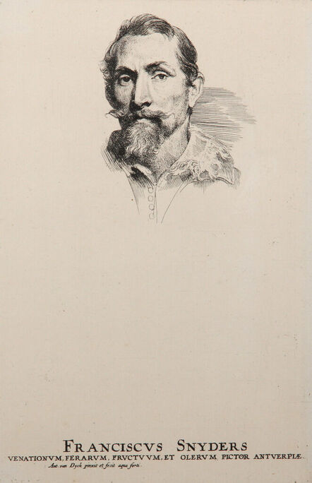 Anthony van Dyck, ‘Portrait de Francois Snyders’, 1878