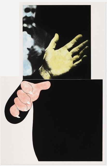 John Baldessari, ‘Two Hands (With Distant Figure)’, 1989-1990