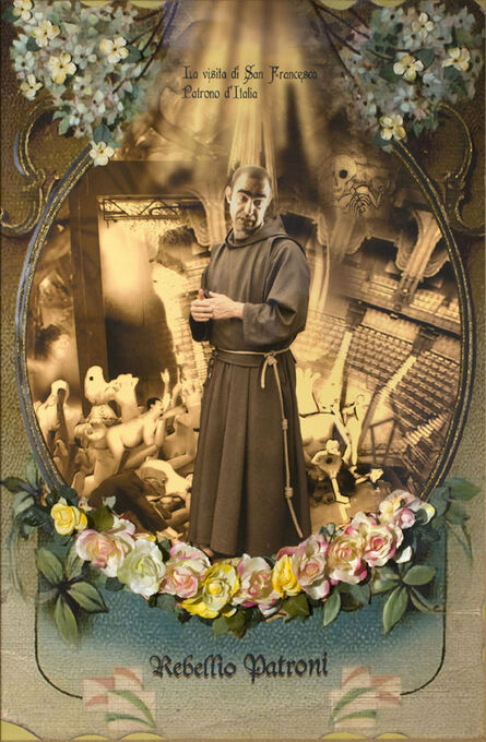 Paolo Consorti, ‘The visit of St. Francis, patron saint of Italy / La visita di San Francesco Patrono d'Italia’, 2011