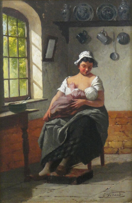 Gaston Gerard, ‘ Mother with child’, Early 20th century