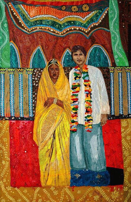 Pacita Abad, ‘Mixed marriage: Mike and Jeeva’, 1993